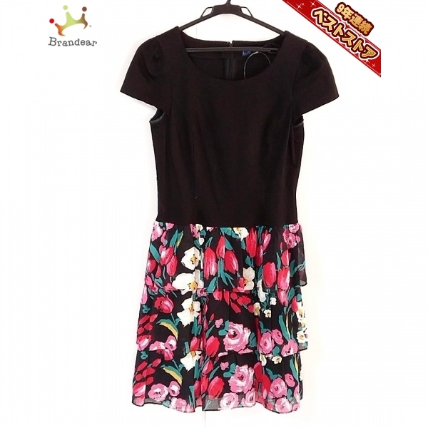 エムズグレイシー M'S GRACY サイズ38 M - 黒×レッド×マルチ