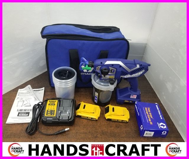 未使用保管品】Graco Ultra Max 17N224 充電式 エアレススプレーガン 