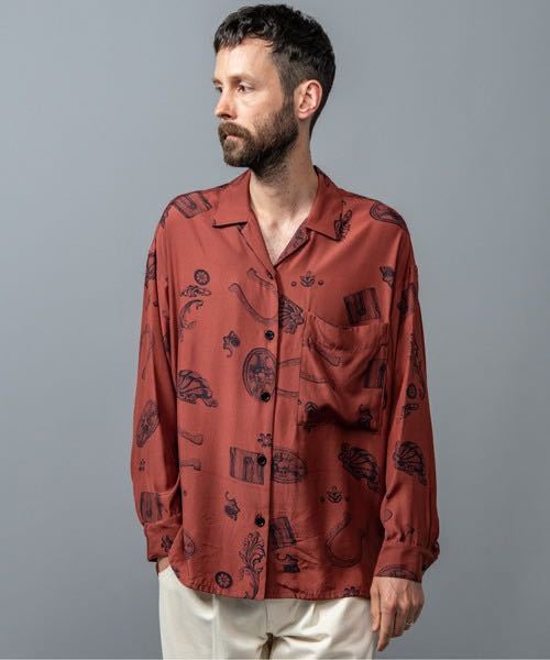 ARIKA × MR.OLIVEオープンカラーシャツアロハシャツミスターオリーブ  