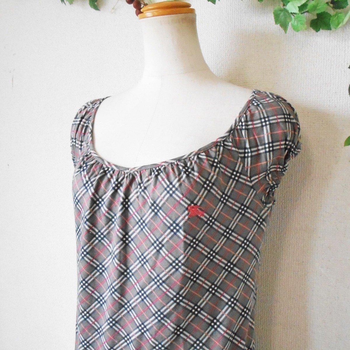 バーバリー ブルーレーベル BURBERRY BLUE LABEL 刺繍 入り レディース 