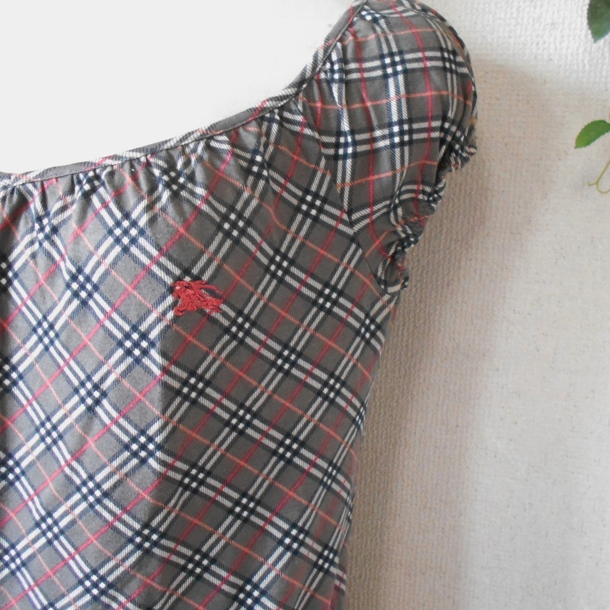 バーバリー ブルーレーベル BURBERRY BLUE LABEL 刺繍 入り レディース 