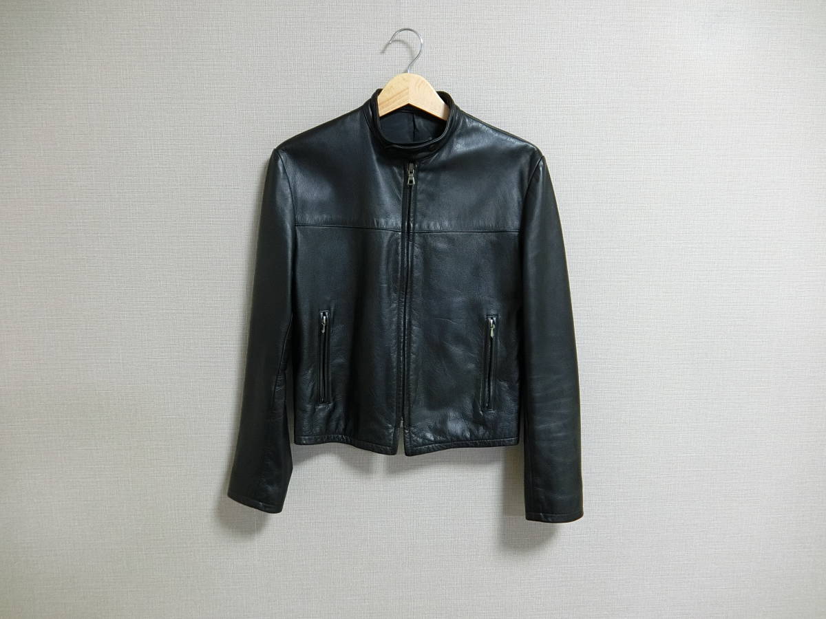 ブラック シングルライダースジャケット 5351プールオム LES 5351POUR | HOMMES 公式通販 ⁄ 5351プールオム 0 POUR HOMMES(5351
