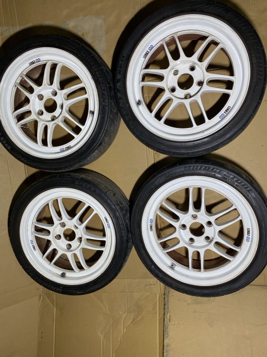 ENKEI】軽量！RP-F1/RPF1☆7J×17+45 PCD114.3-5穴☆205/45R17☆4本 