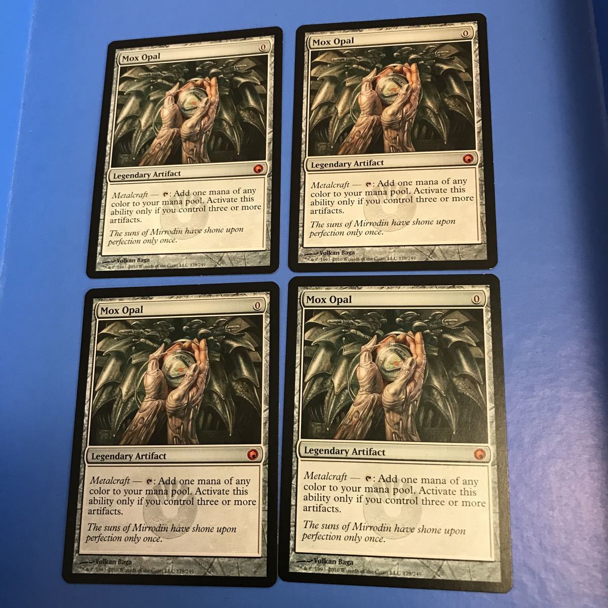 オパールのモックス/Mox Opal 4枚 オパールのモックス Opal MTG 中国語