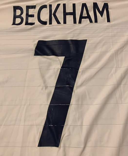 イングランド代表 ユーロ2004モデル リバーシブルユニフォーム 背番号7