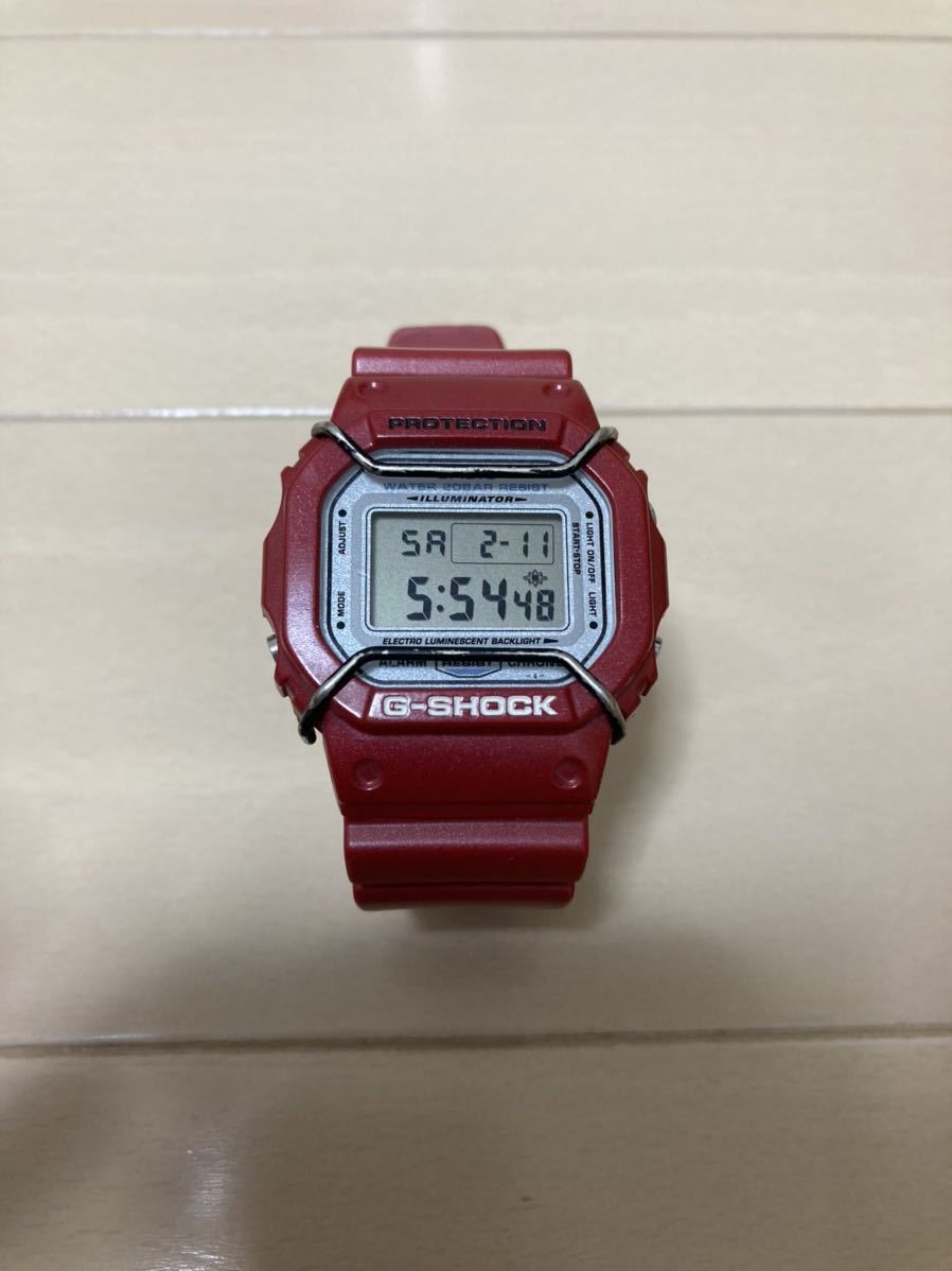 【新品未使用】G-SHOCK DW-5600 限定「波乗人」レッド　ケース付 新品未使用G-SHOCK DW-5600 限定「波乗人」レッド ケース付 DW 送料
