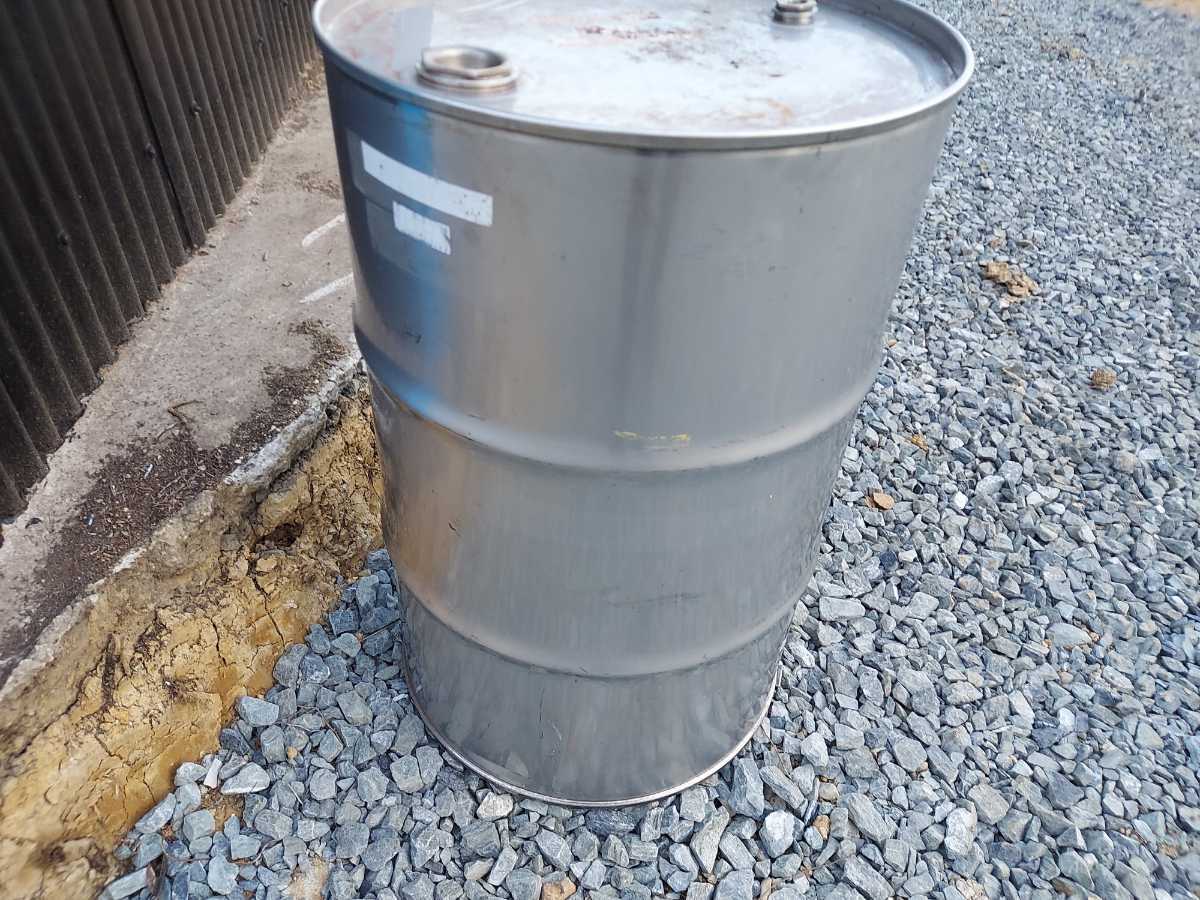 ステンレス ドラム缶 業務用 200L 燃料 薬品 保管 ストーブ 焚き火 