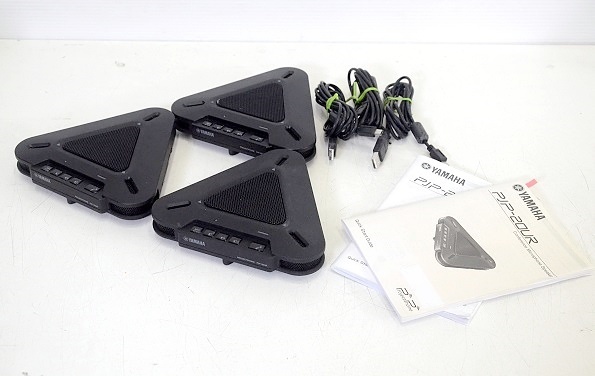 YAMAHA/ヤマハ Web会議用マイクスピーカー 3台セット□PJP-20UR 中古□送料