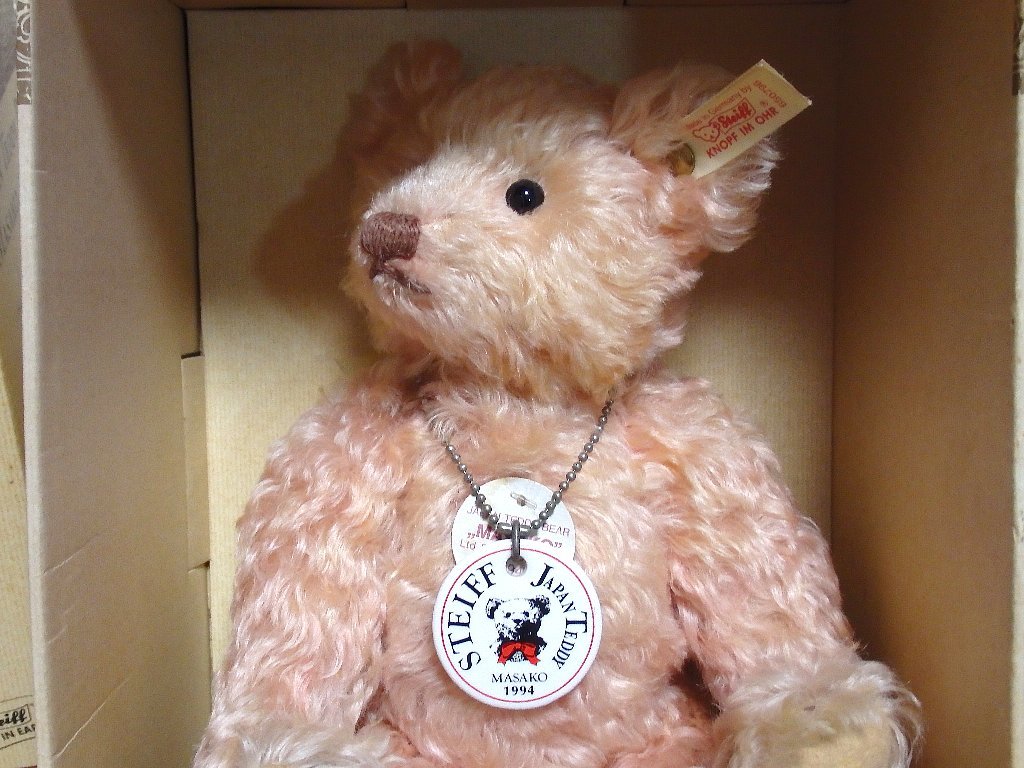 steiffシュタイフ/ 日本限定「MASAKO マサコ・ベア」/ 完品(シュタイフ