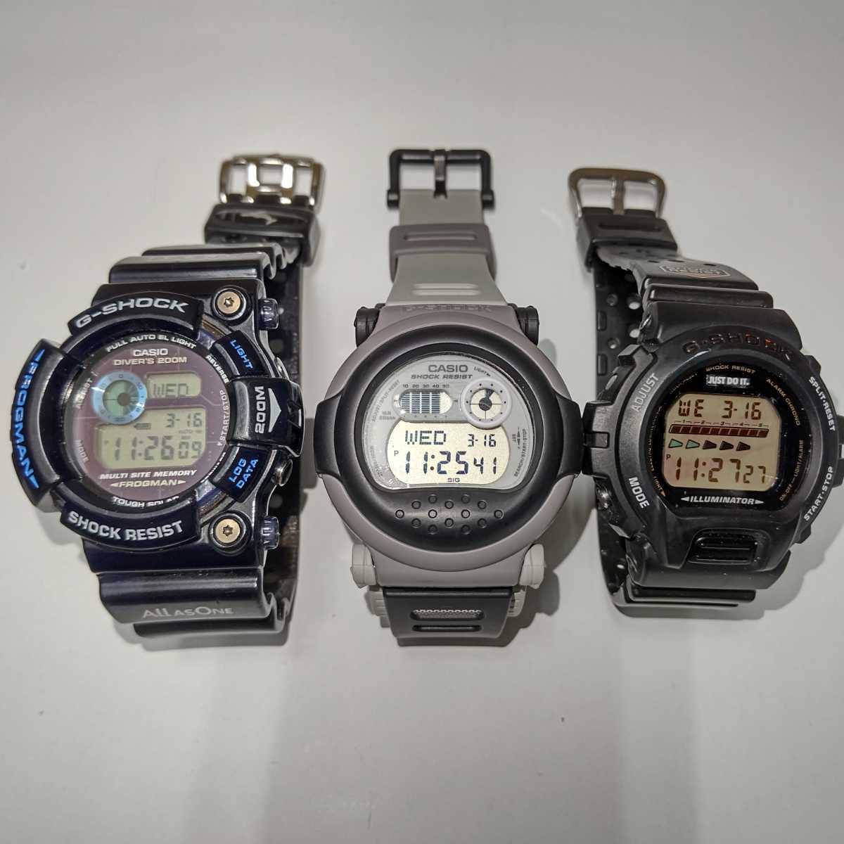 売切り CASIO カシオ G-SHOCK 3本セット 御蔵島フロッグマン ビームス 