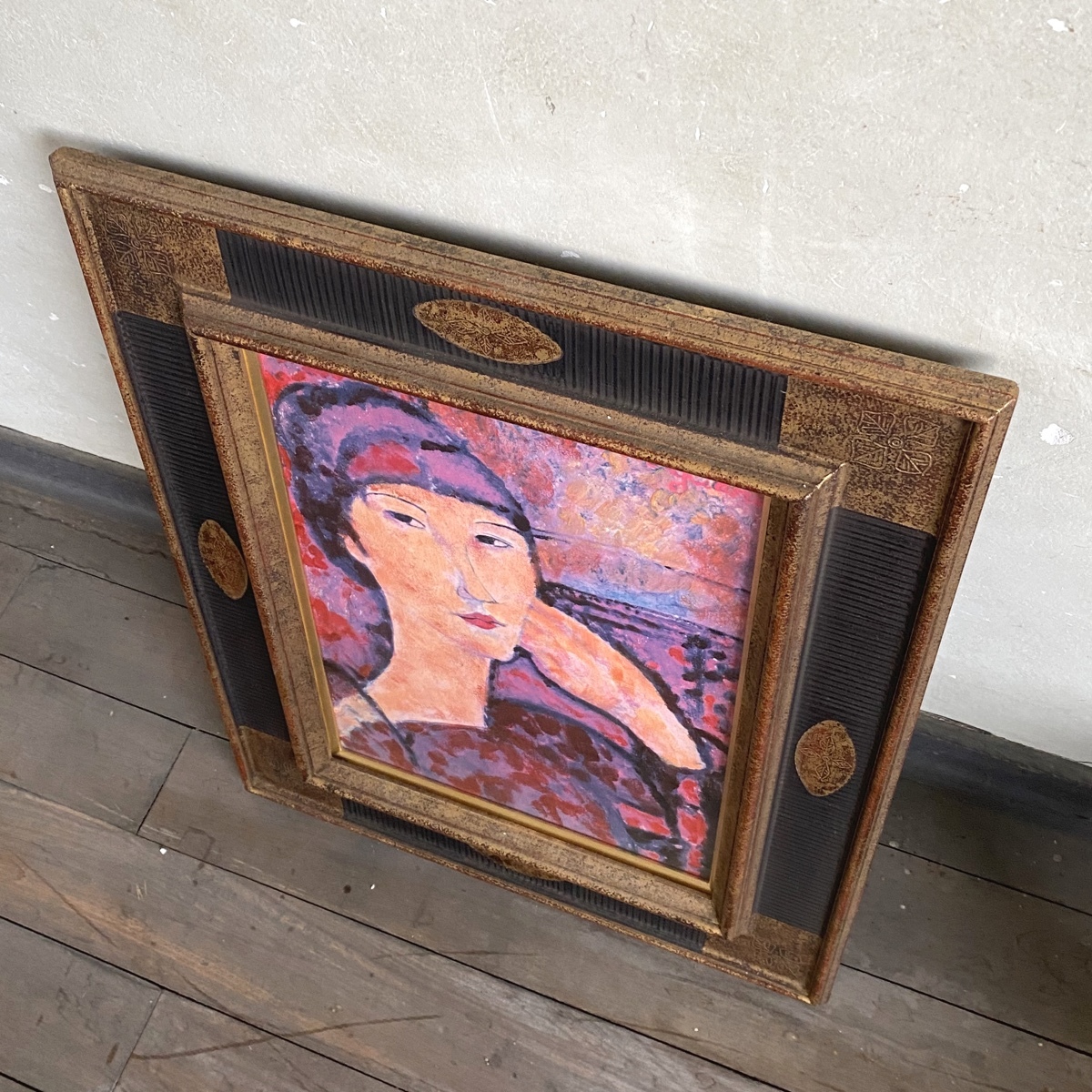 モディリアーニ : 立体複製名画 4号 アートの友社 複製画の通販 タイを