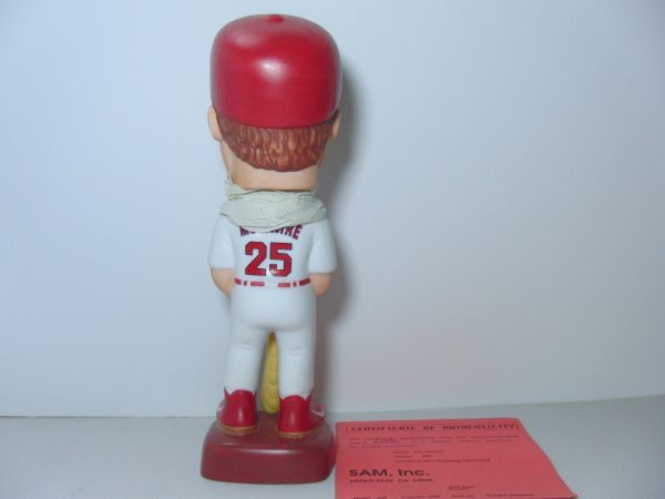 ☀MLB - MARK .McGWIRE 陶器製Bヘッド 限定 陶器製SAM 未使用品 マーク