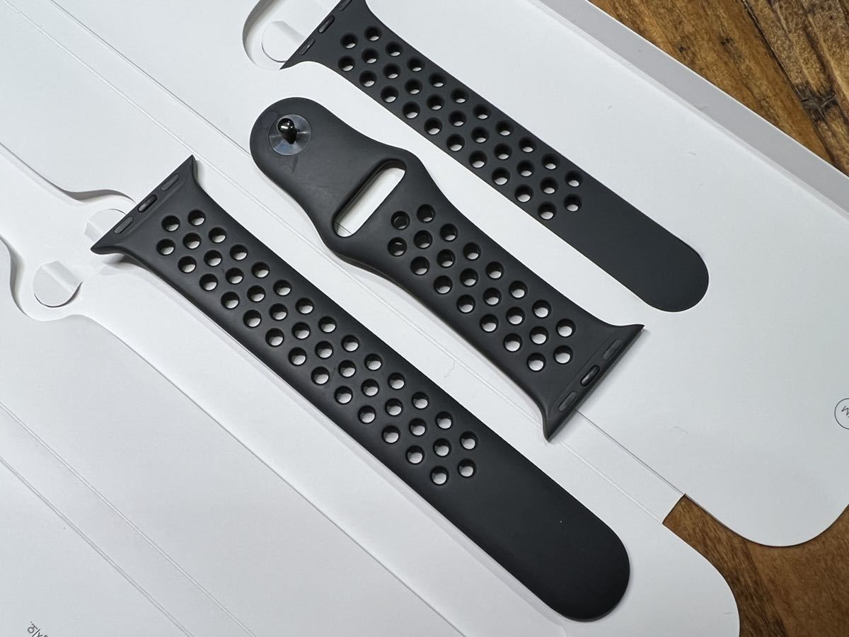 ☆即決 純正 Apple watch アンスラサイト ブラック Nike スポーツ 