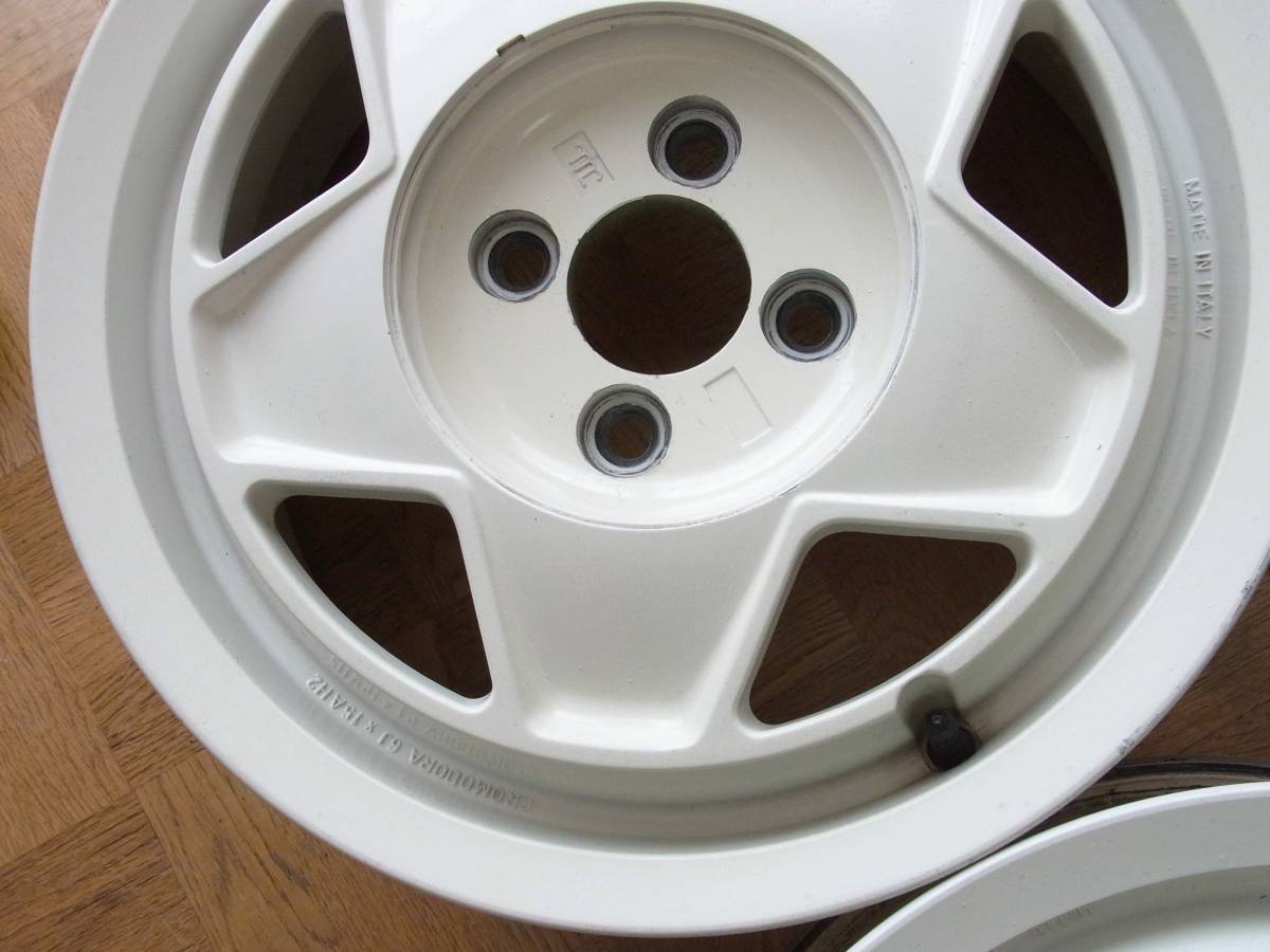 CROMODORA クロモドラ マグネシウム PCD100 4H 15x6J+38 4本セット 白 