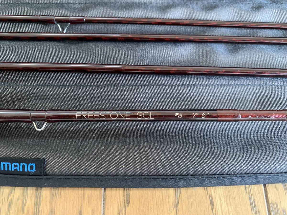 ☆シマノ フリーストーン SCL-7063 7ft6in #3 6pcパックロッド 中古品