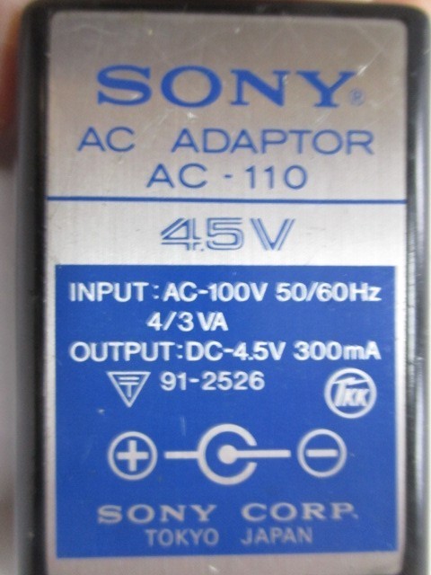 AD29970★ソニー SONY★ACアダプター★AC-110★保証付！即決！