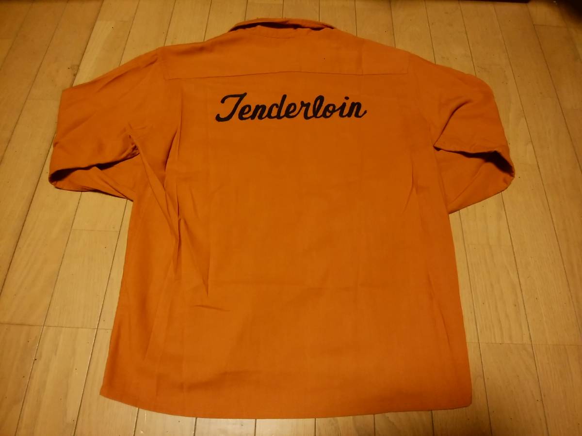 TENDERLOIN テンダーロイン 】刺繍入り長袖ボーリングシャツS 日本製  