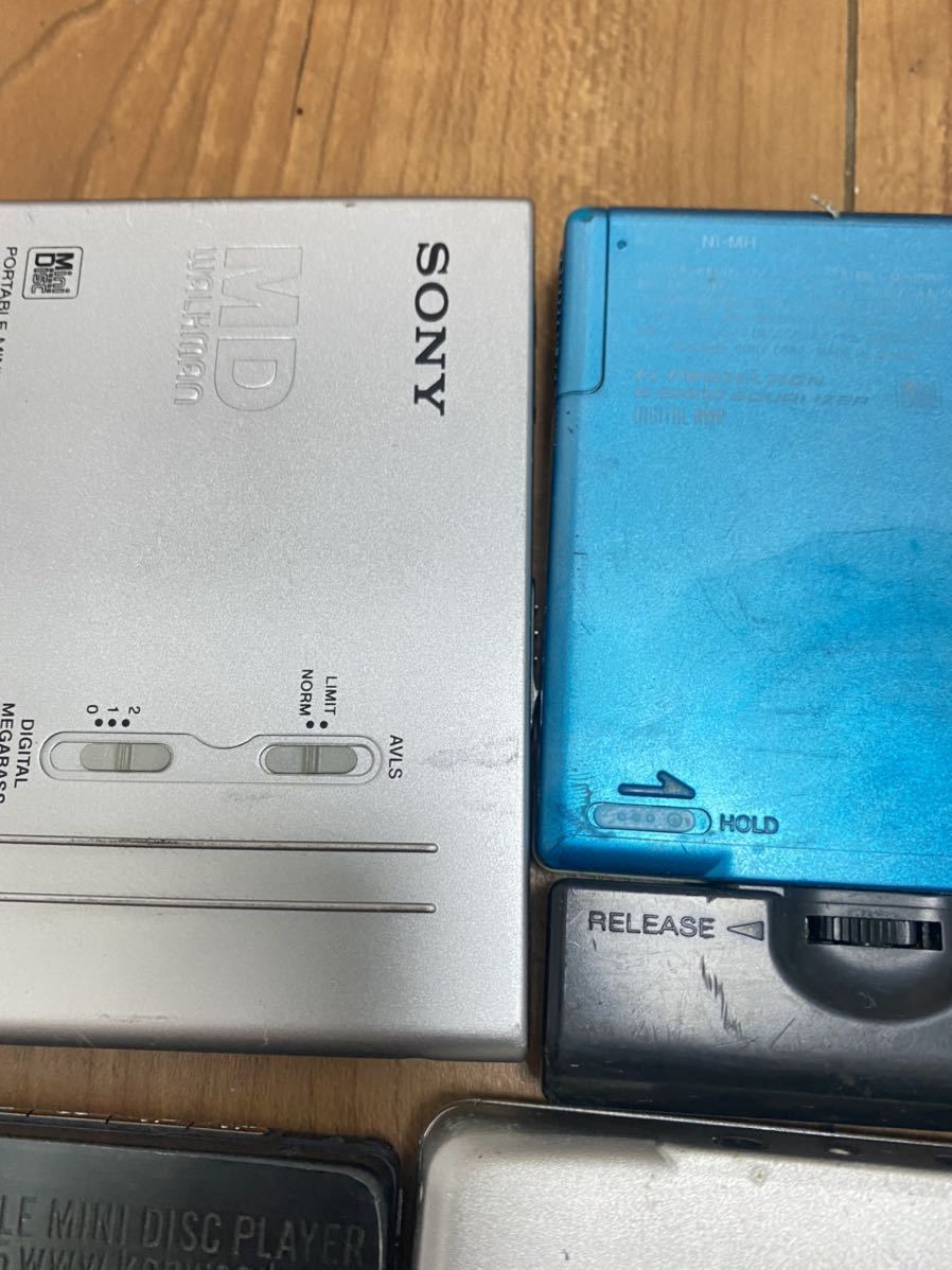 SONY WALKMAN Kenwood victor MDウォークマン MD プレーヤー 7台まとめ
