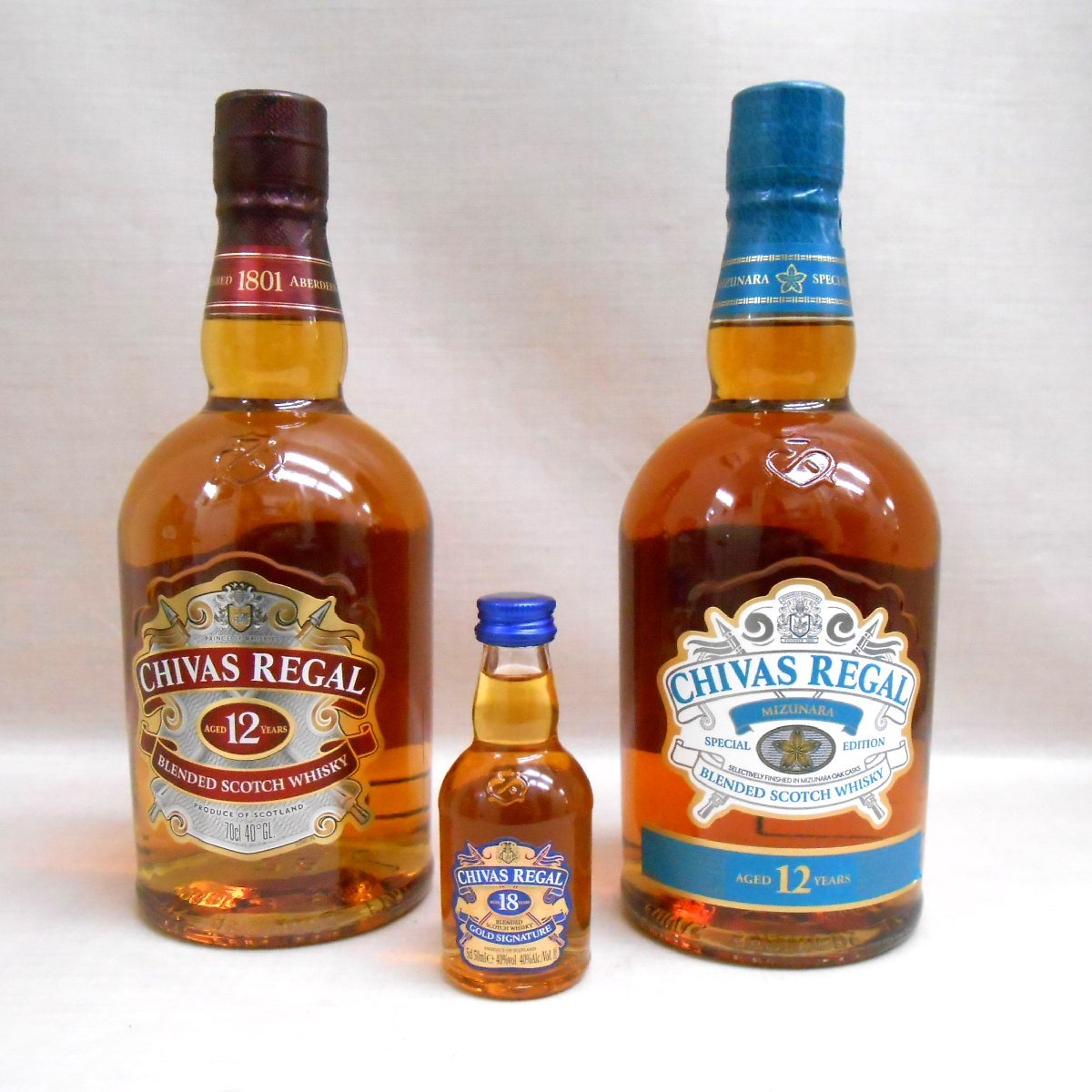 大黒屋】 未開栓 2本セット CHIVAS REGAL AGED 12YEARS シーバス