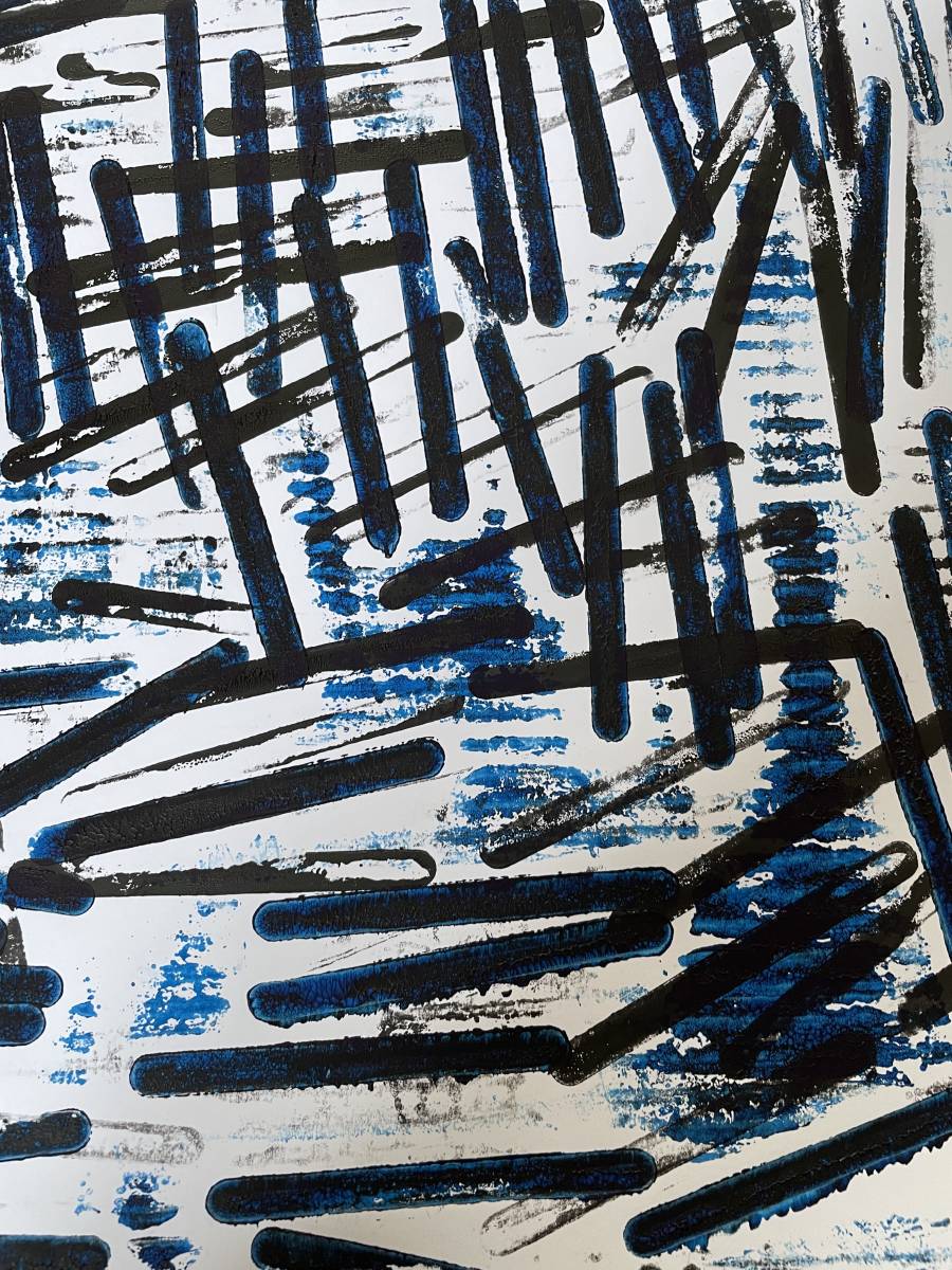 NIADartcenter gallery購入 抽象画 原画 コラグラフィー 版画 