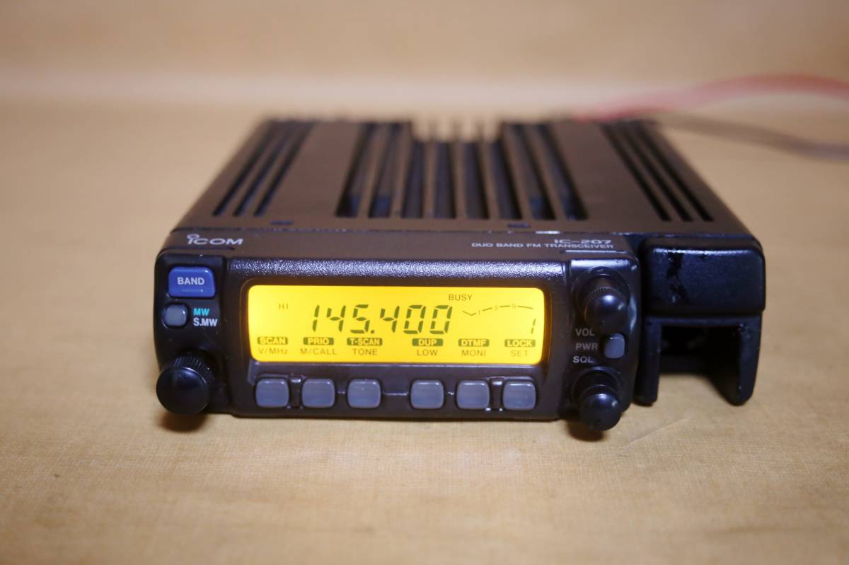 IC-207 ICOM アイコム 20W Dual Band FM 無線機 デュアルバンド デュオ