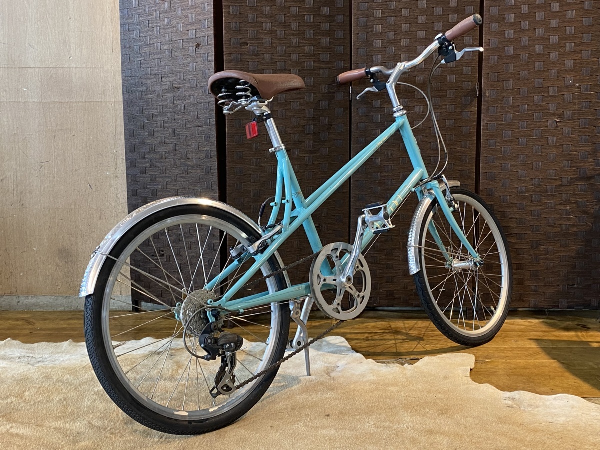 【極美品】 ビアンキ メルロ 20インチ 7段変速 発送可 ミニベロ チェレステ □BIANCHI MERLO ビアンキ メルロー 20インチ チェレステ ミニベロ 7速