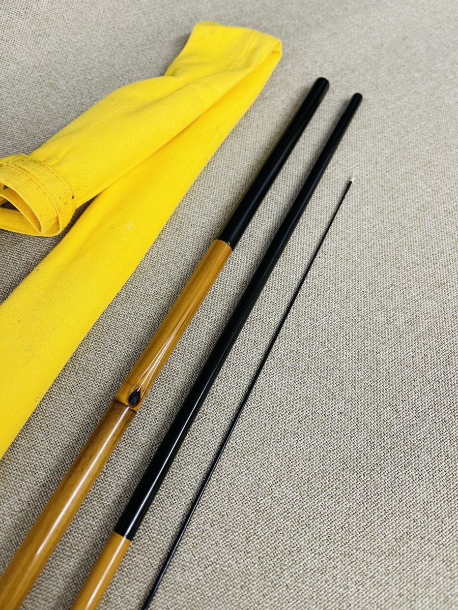 へら竿 竹竿 合成竿 紀州和竿 源一人 冴 9尺 二十周年記念作 美品