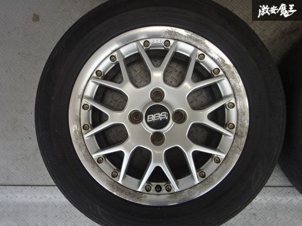 ○VW フォルクスワーゲン 純正 BBS 15インチ 6J ＋45 PCD100 4H 4穴