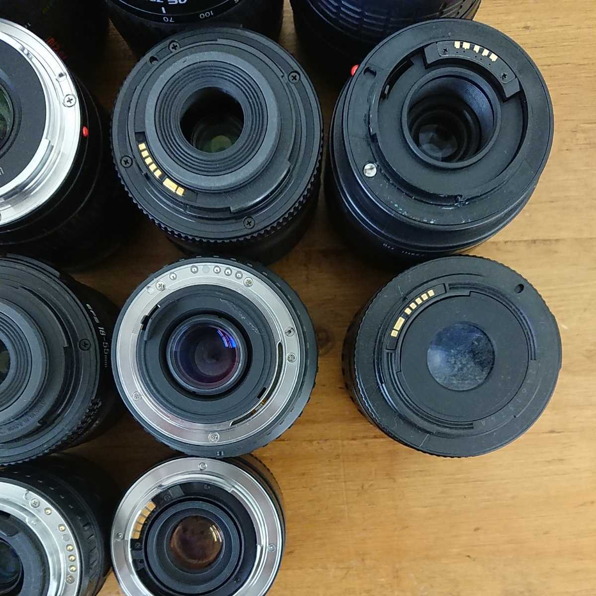 ★極上品★キヤノンCANON EF-S 18-200mm F3.5-5.6 IS AF レンズ 14本 まとめ】Canon Pentax Tamron 他 キャノン