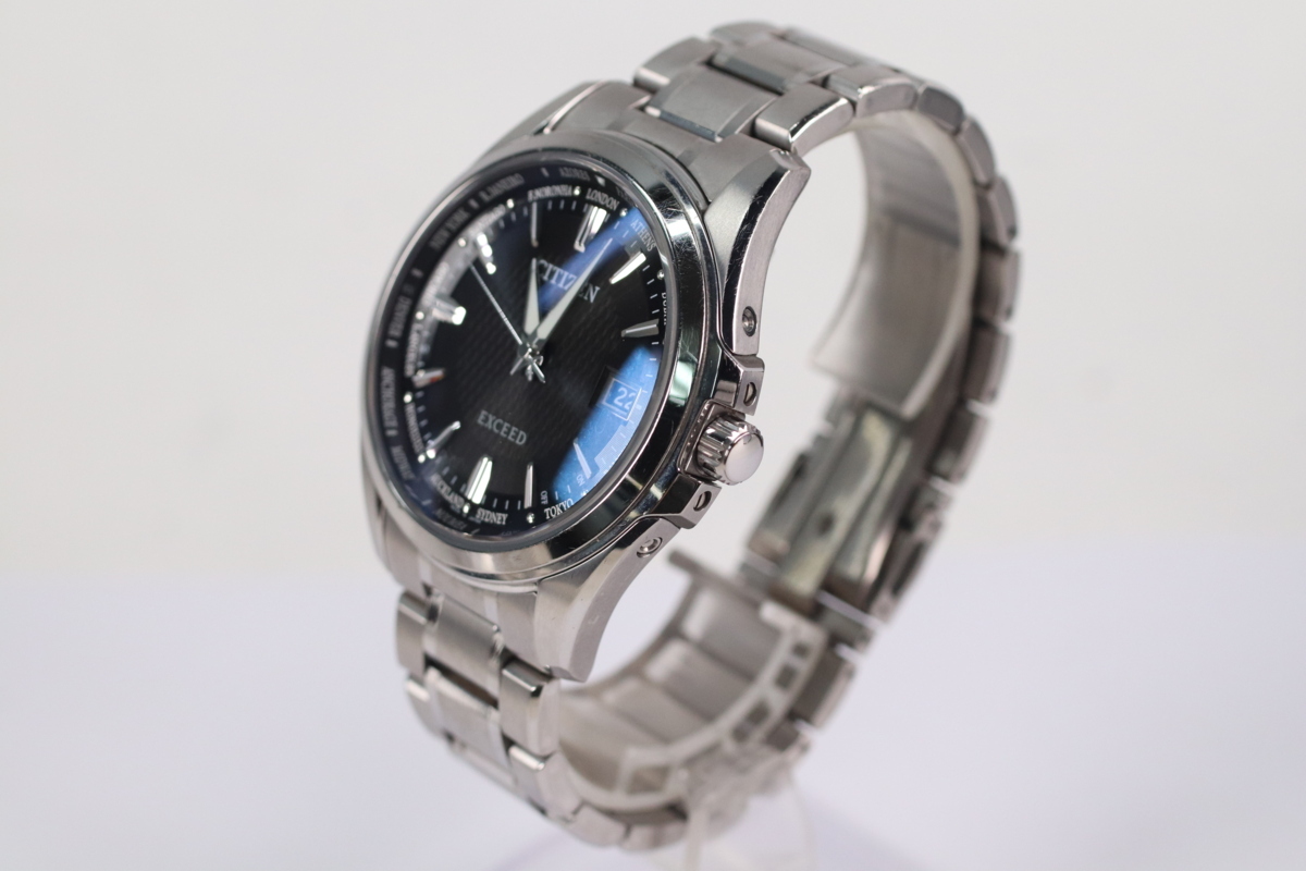 CITIZEN シチズン EXCEED エクシード H145-T018491 エコドライブ 電波 