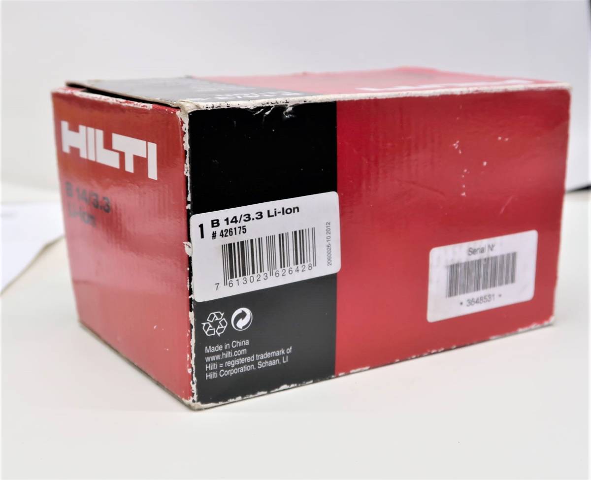 ヒルティ　HILTI　14.4V 純正　大容量 バッテリー　B14/3.3 Li-Ion (3.3Ah)　【中古】