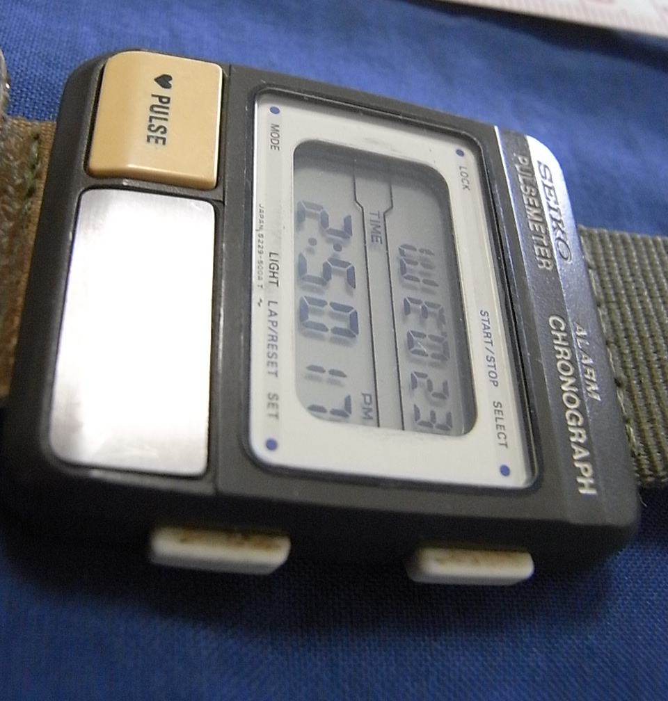 超希少セイコー 心拍計 アラーム クロノグラフ ランナーズ SEIKO