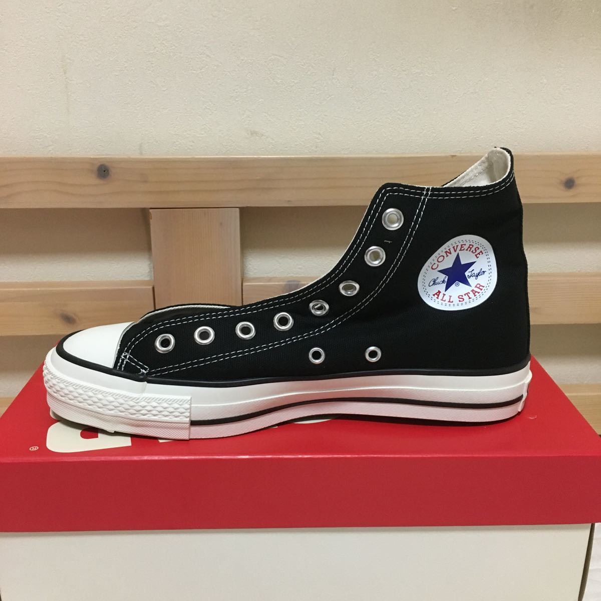 日本製 コンバース オールスターJ ブラック HI 27cm CONVERSE ALL STAR 