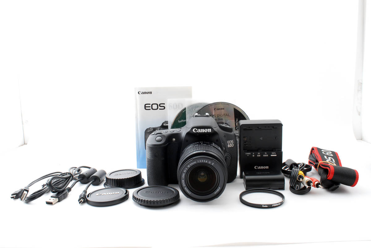 60D EOS Canon IS CANON EF-S18-55 レンズキット デジタル一眼レフ 