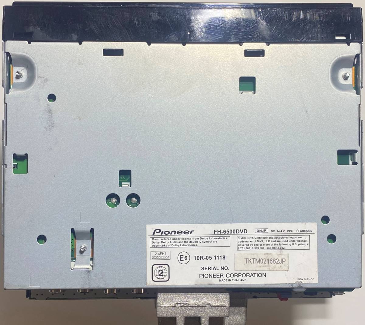 FH-6500DVD | パイオニア カロッツェリア ディスプレイオーディオ - E1