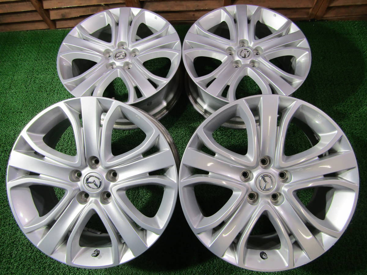 札幌発☆最落なし!【MPV 純正】マツダ 18×7J +45 4本 札幌発☆最落なし!【MPV 純正】マツダ 18×7J +45 4本