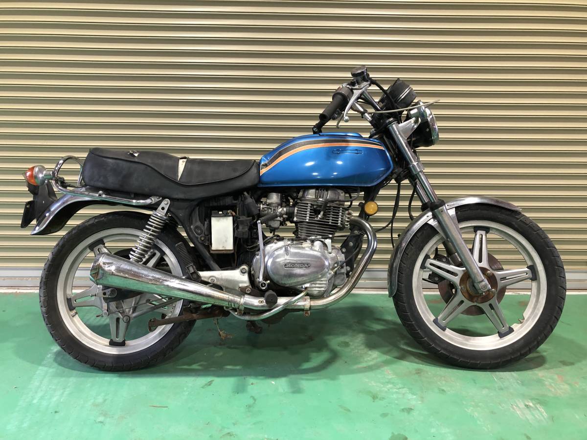 CB400T 書類付 ベース車両 エンジン作動確認 バブ ホーク CB250T 