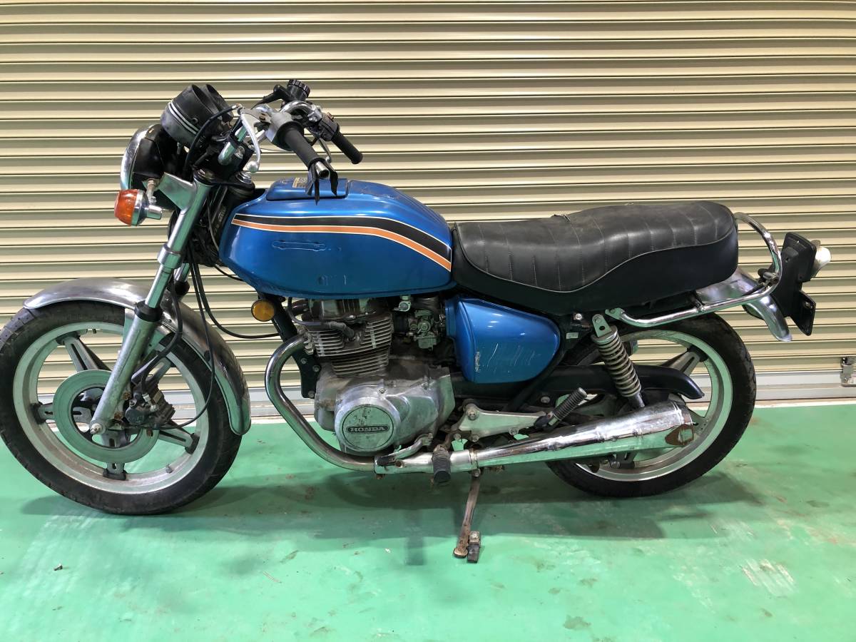 CB400T 書類付 ベース車両 エンジン作動確認 バブ ホーク CB250T 
