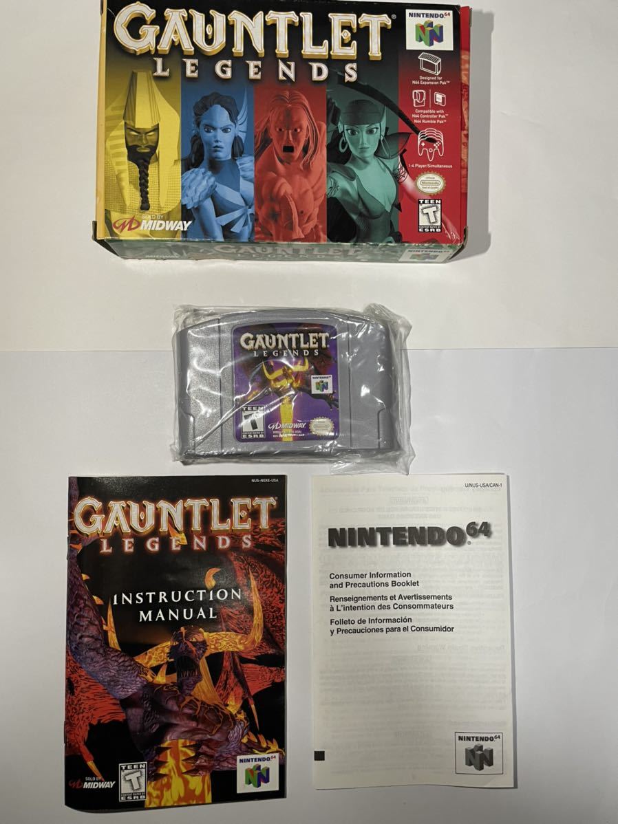 【大人気，2026】 N64 ニンテンドウ64ソフト 北米版 GAUNTLET LEGENDS 動作未確認(アクション)｜売買されたオークション情報、yahooの商品情報をアーカイブ公開 - オークファン タイトル