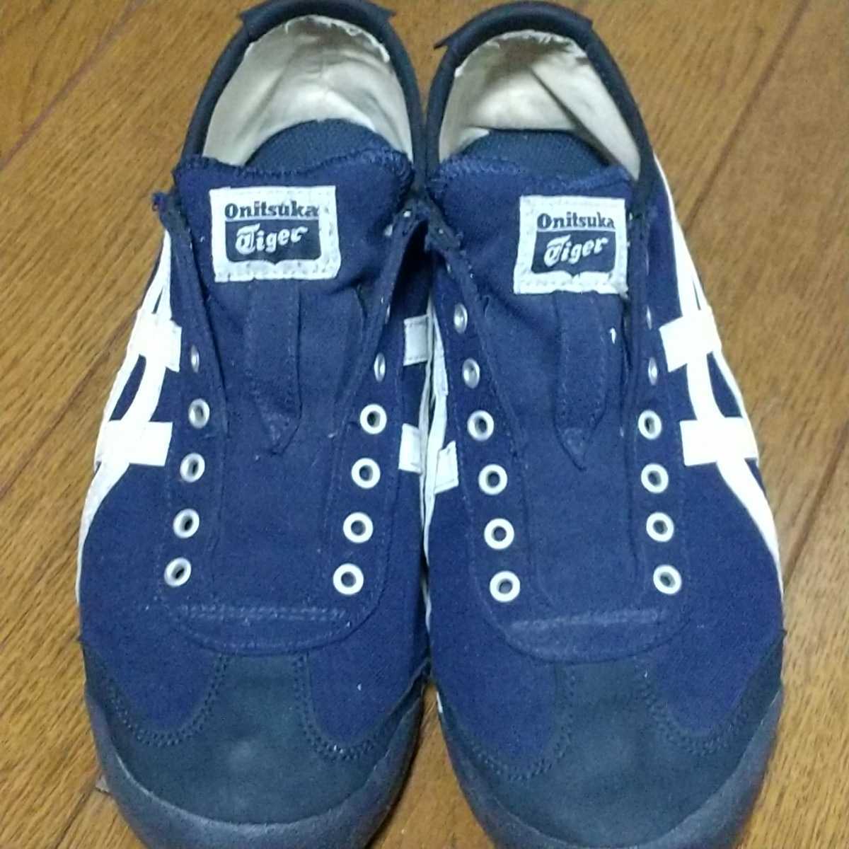 スリッポン オニツカタイガー ネイビー Onitsuka メンズ 0 26.5cm SH 