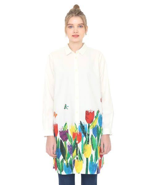 大 グラニフ Graniph エリックカール はらぺこあおむし 花柄 蝶々 シャツワンピース ロングシャツ 羽織 レディースｆ Xlサイズ以上 売買されたオークション情報 Yahooの商品情報をアーカイブ公開 オークファン Aucfan Com