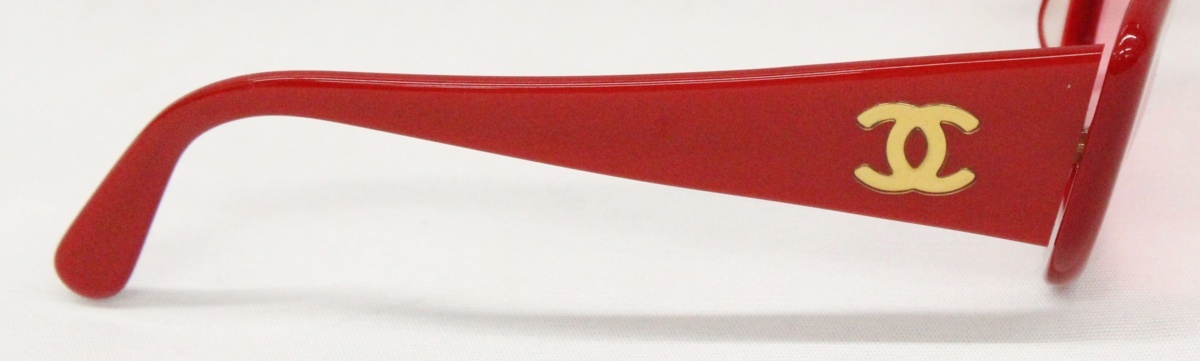 CHANEL シャネル 赤 レッド 05979 91764 サングラス ビンテージ