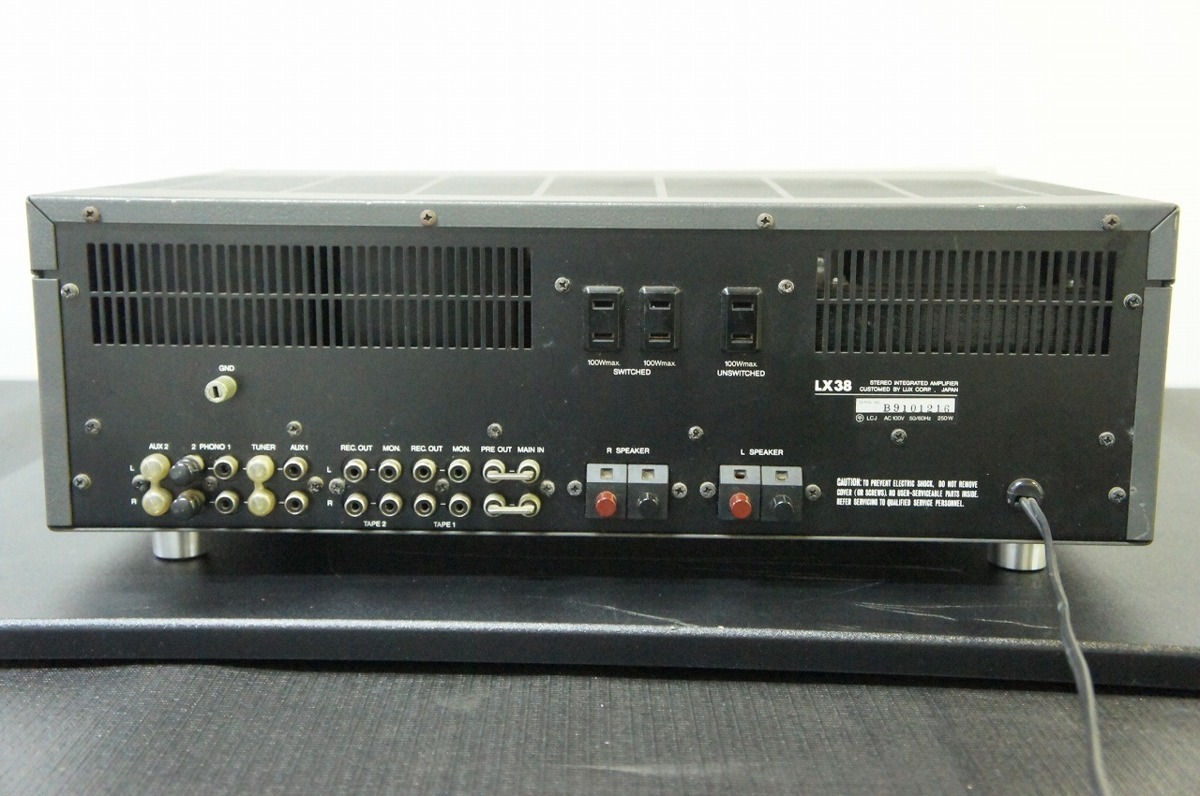 【値下げ中】LUXMAN/LX38 真空管プリメインアンプ ジャンク LUXMAN 真空管プリメインアンプ LX38 ジャンク ○ 42E9A-1 名 【公式通販】