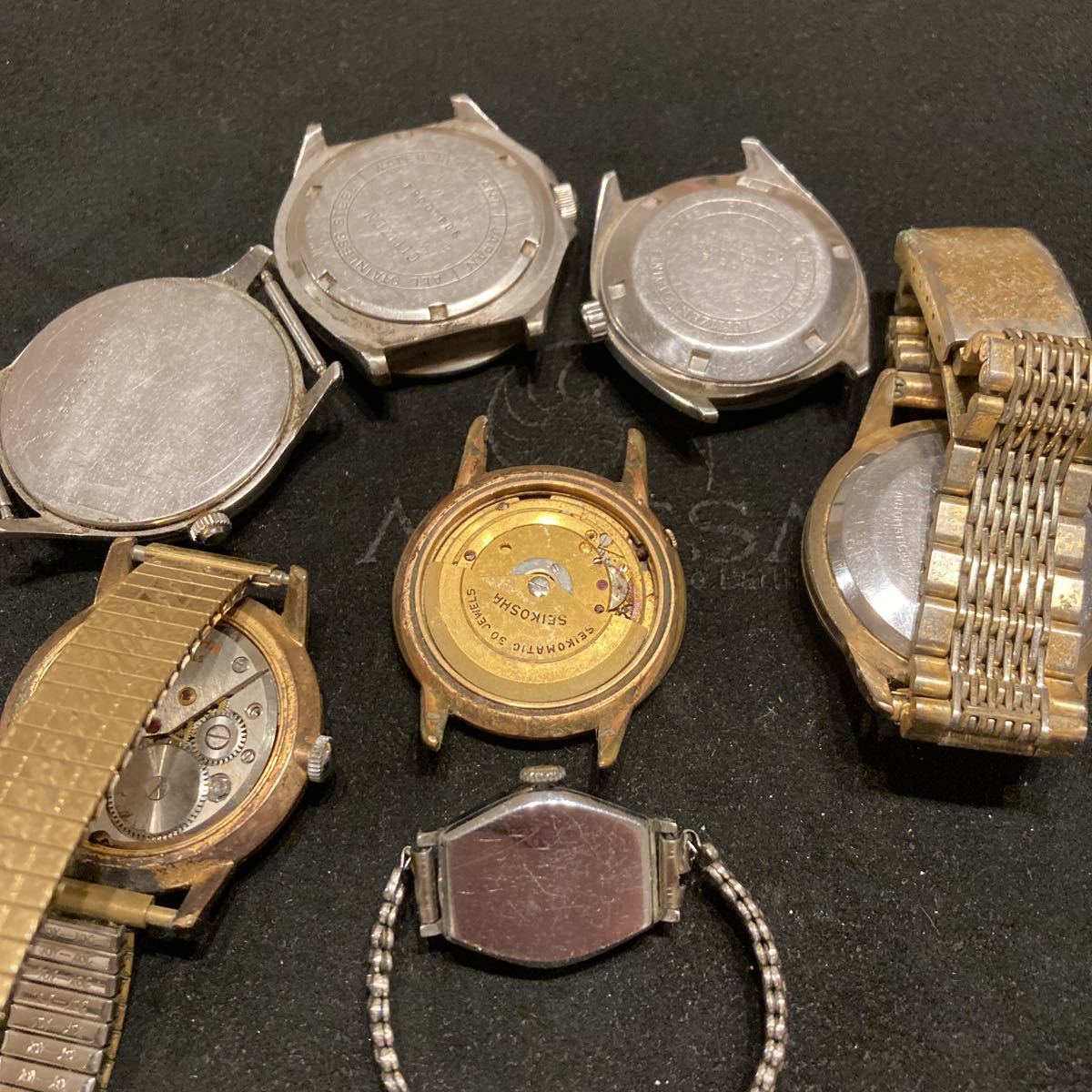 19 時計店整理 機械式 まとめて まとめ売り SEIKO CITIZEN セイコー 