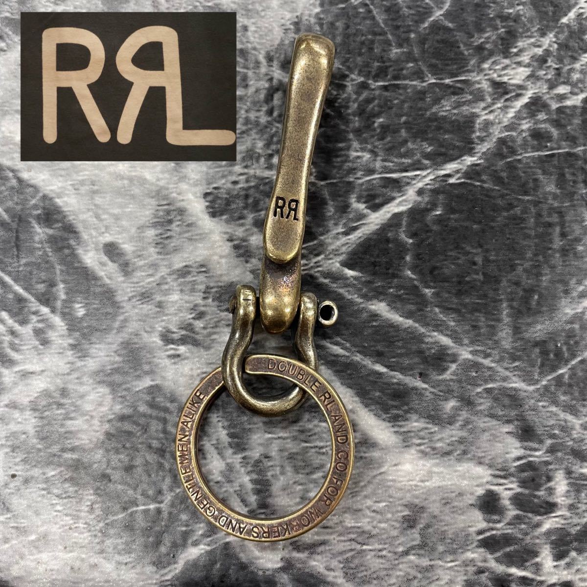 RRL ダブルアールエル キーリング キーホルダー - : カラビナ 真鍮 RRL