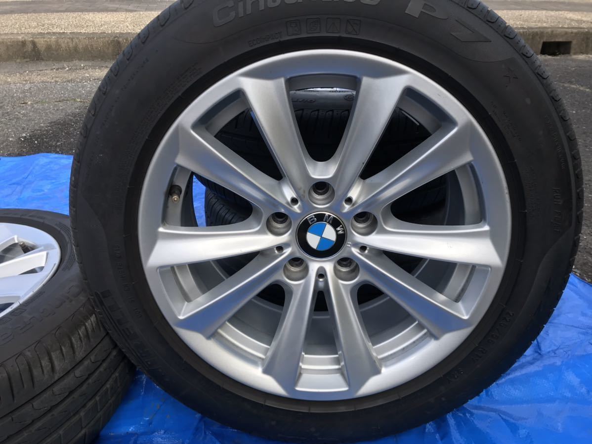 BMW純正アルミホイール4本セット ピレリ-225/55R17 ランフラット・2018 