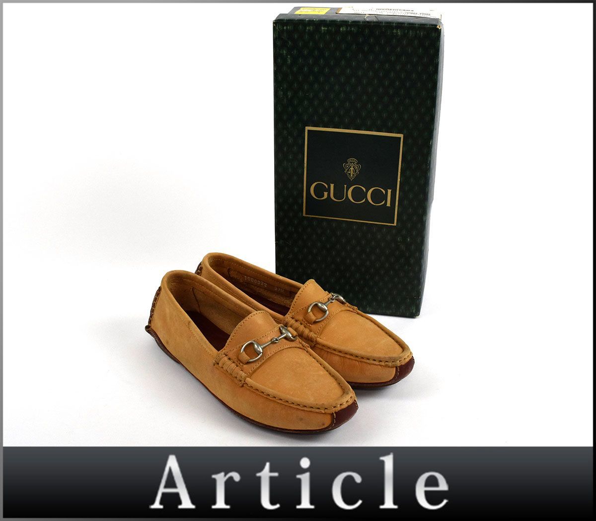 121707☆ GUCCI グッチ ビットローファー ドライビングシューズ ホース 