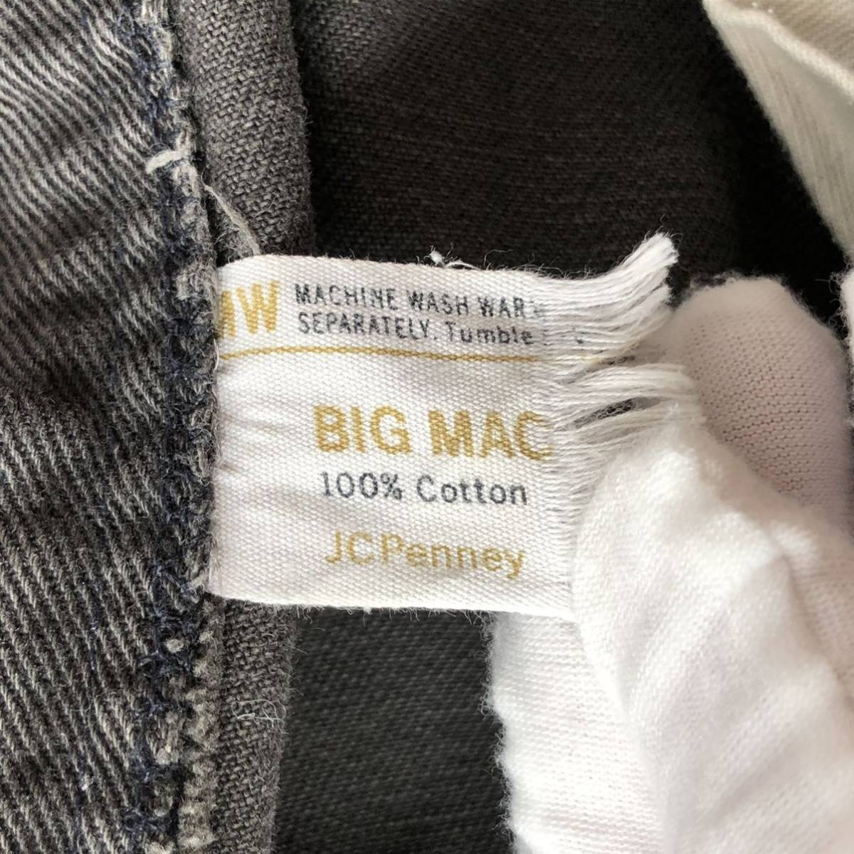 黒! 60s 70s BIG MAC サスペンダーボタン フリスコ ジーンズ W35 ブラック ビンテージ 60年代 70年代 BIGMAC ビッグマック ヴィンテージ MAC BIG デニム ストアメンズ オンライン サスペンダーボタン付デニムペインター