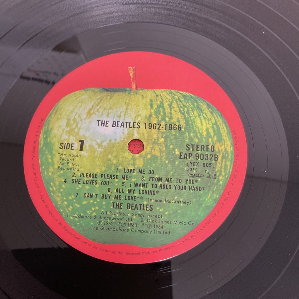 赤盤 LP ⁄ 帯付 The アップル赤盤☆ミート・ザ・ビートルズ！Meet