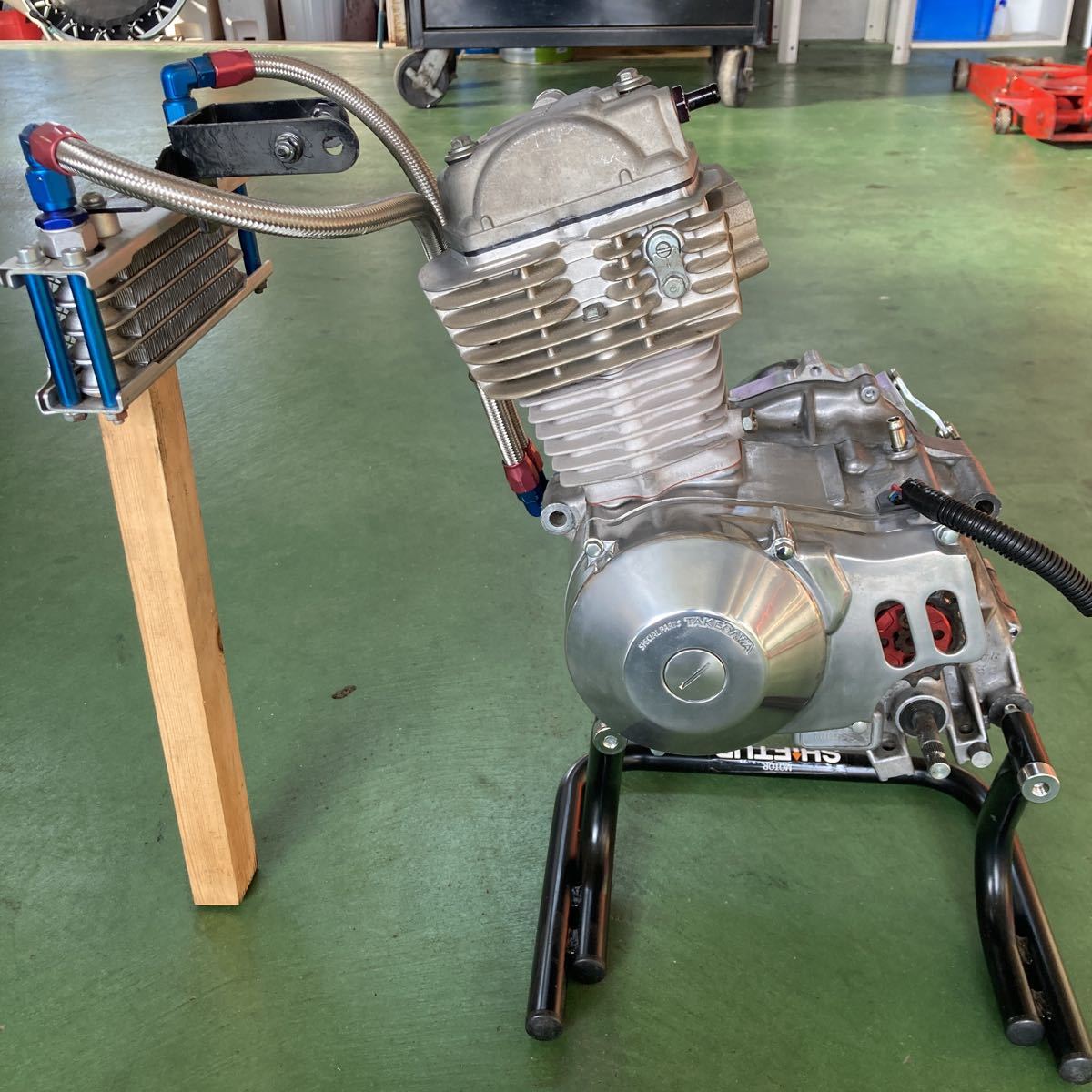 エイプ 希少タケガワ125cc スーパヘッド＋R タケガワ製品オンリーほぼ 
